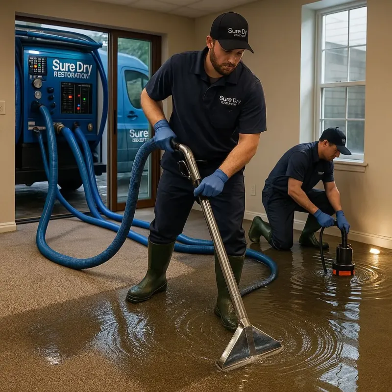 Water Extraction and Removal process in Ridgely, TN